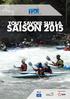 TOUT SAVOIR SUR LA SAISON 2015. Partenaire Oﬃciel